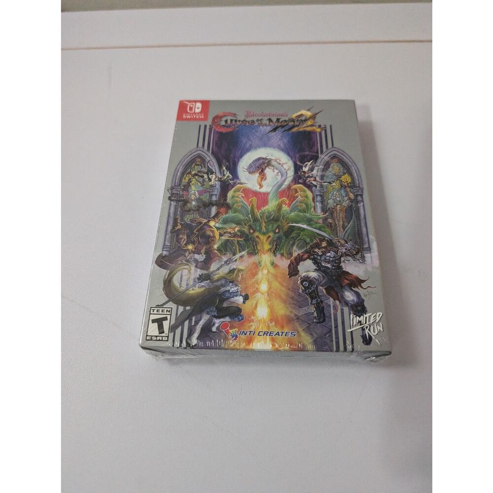 Bloodstained Curse Of The Moon 2 Classic Edition Switch LRG NEW SEALED